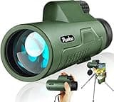 12X50 HD Monocular High Power Monocular Telescope for Adults, Monoculars for Wildlife Bird Watching Hunting Camping Travel Scenery with Smartphone Holder & Tripod