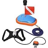 TUXING Diving Ventilator, Rechargeable Scuba Diving System,Waterproof Air Compressor with 7M Telescopic Pipe & Diving Breathing Regulator, Scuba Diving System for Recreational Diving Fishing