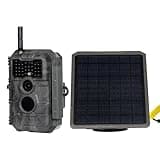 GardePro E6P WiFi Rechargeable Trail Camera and SP300 Solar Panel Bundle