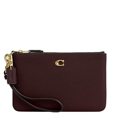 Coach Essential Small Wristlet, B4/Merlot