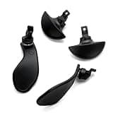 Ikpek 4PCS Metallic Back Paddles for PS5 Edge Controller, Interchangeable Metal Stainless Steel Back Buttons Replacement for PS5 Edge Controller - Controller NOT Included