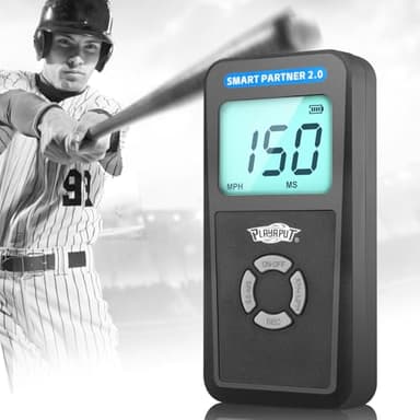 Upgrade Smart Baseball Radar - Larger LCD Display Speed Radar Gun for Swing,Hitting,Pitching Training,Handheld Coaching Radar Gun Baseball Speed Training Equipment for All Baseball Player