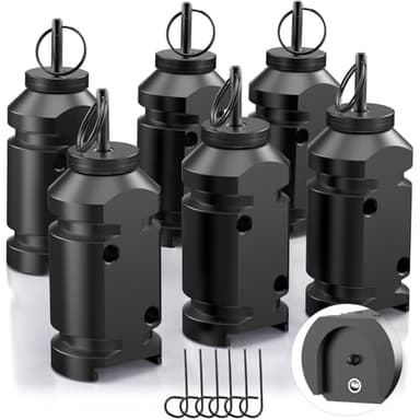 6 Pack Trip Alarm, 12 Gauge Perimeter Trip Alarm, Early Warning Security System for Camping and Property Safety/Bear Deterrent