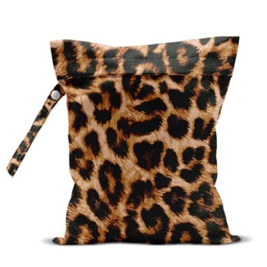 zcyxuuw Wet Bag for Swimsuit, Beach Travel Essentials Wet Dry Bag, for Sunscreen Toiletry Dirty Clothes Yoga Gym Diaper, Friends Summer Beach Vacation Gifts. Leopard