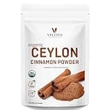 VELOTO Ceylon Cinnamon Powder Organic Cinnamon Powder, Freshly Ground Cinnamon Pure Bulk Spice, Kosher & Organic Certified, Non-GMO Third Party Tested for Purity, Gluten Free, Vegan, 2lb