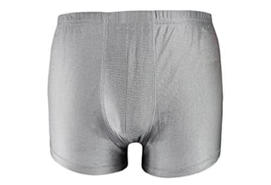OURSURE Men Underwear Boxer Briefs Anti-Radiation Protection Shield Short 8900614L Large Silver