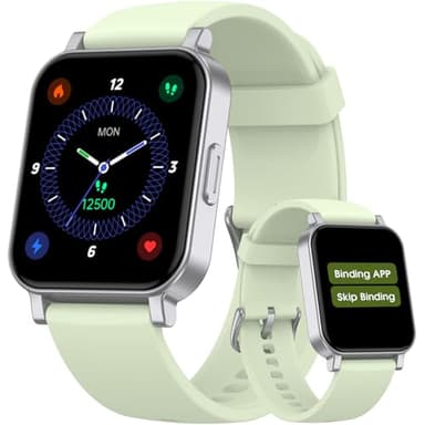 Kummel Smart Watch for Teens No App/Phone Required, Fitness Watches for Teens with Heart Rate, Sleep Monitor, Step Counter for Walking, Pedometer Watch for Women/Men, Lightweight