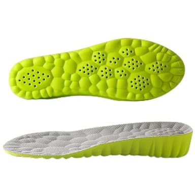 Height Increase Insoles for Men Wowen-4D Cloud Technology Insole-Super Soft Comfort Elevator Insoles, Memory Foam Heel Lift Inserts (Green, Lift 3.5CM/Men: US 8-12)