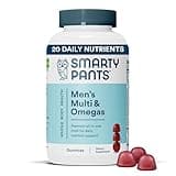 SmartyPants Multivitamin for Men, Gummies: Omega 3 Fish Oil (EPA/DHA), Methylfolate, CoQ10, Vitamin D3, C, Vitamin B12, B6, A, K & Zinc for Immune Support, Biotin, 180 Gummies (30 Day Supply)