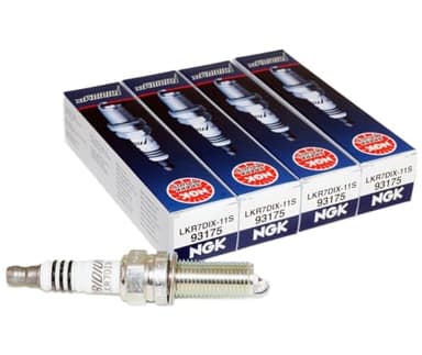 NGK LKR7DIX-11S Iridium IX Spark Plug (93175 Iridium Ix), 4 Pack