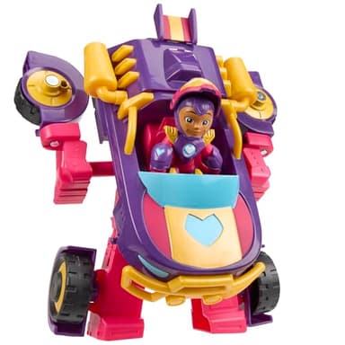 Marvel Iron Man and his Awesome Friends Ironheart 2-in-1 Mech Suit & Vehicle, Action Figure & Toy Vehicle Set, Super Hero Toys, Ages 3+