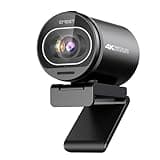 EMEET S600 4K Webcam for Streaming - Sony 1/2.5'' Sensor, PDAF Autofocus, 1080P@60FPS, 2 Noise Reduction Mics, Built-in Privacy Cover, 40°-73° FOV, Streaming Camera for Live Commerce/Gaming/Beauty