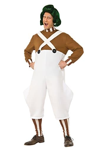 Rubies Willy Wonka and the Chocolate Factory: Oompa Loompa Costume for Adults, Men's Standard