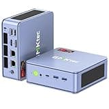 GMKtec M5 Plus Gaming Mini PC Ryzen 7 5825U (Upgraded 5700U), 32GB RAM 1TB SSD Dual NIC LAN 2.5GbE Desktop Computers, Triple 4K Display - Lunar Blue