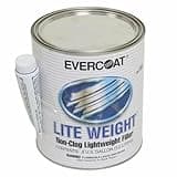 Evercoat Lite Weight Body Filler - Clog-Free Body Filler for Aluminum, Fiberglass & More - 128 Fl Oz