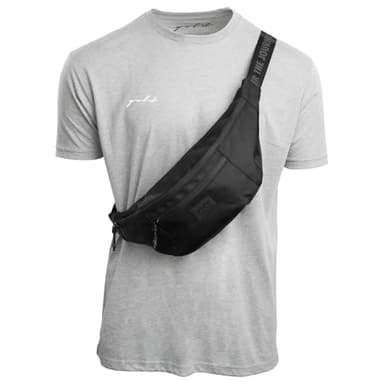 Gold BJJ Goshi Waist Pack - Jiu Jitsu Crossbody and Fanny Pack Bag for No-Gi Training with Wet Gear Storage (Olive)