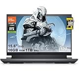 Dell G15 5535 Gaming Laptop 15.6" FHD 120Hz AMD Zen 4 6-core Ryzen 5 7640HS (Beats i7-11800H) 16GB RAM 1TB SSD GeForce RTX 3050 Backlit USB-C ExpressCharge Win11 w/ICP Accessory