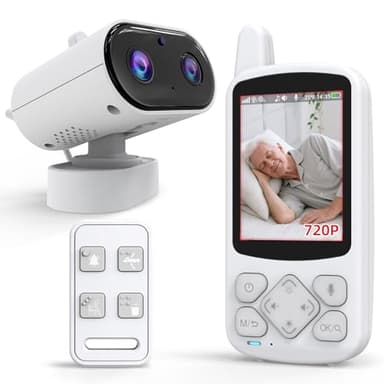 CallToU Elderly Monitor with Camera and Audio, 2-Way Talk Baby Monitors for Elderly No Wi-Fi Video Monitor for Elderly,Call Button for Elderly Home/Nursing Home Use | for Seniors, Dementia Patients