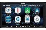 Alpine iLX-W650 7" Double DIN Touchscreen Digital Multimedia Receiver with Bluetooth, Apple CarPlay and Android Auto