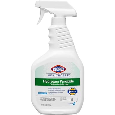 Clorox Healthcare Hydrogen Peroxide Cleaner Disinfectant, Bleach Free, 32 Fluid Ounces (Package May Vary)