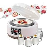 Yogurt Maker Machine 36 Hour, Probiotic Yogurt Maker with Temperature Control and 36 Hour Timer, 1.2L Yogurt Machine with LCD Display, Multi-Function Yogurt Machine for Home Use (With 5 Cups)