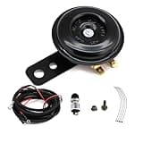 48V Golf Cart Horn & Floor Button Fit for EZGO, Club Car, Yamaha Matte Black