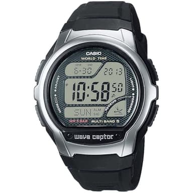 Casio Men's Digital Quartz Watch with Plastic Strap WV-58R-1AEF, Black, WV-58R-1AEF-AMZUK