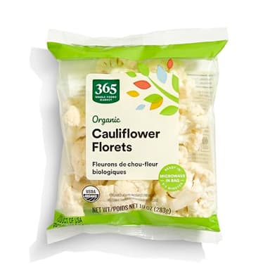 365 by Whole Foods Market, Organic Cauliflower Florets, 10 oz