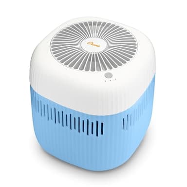 Crane Evaporative Humidifier With Wick Filter, Dishwasher Safe Tank, UV Light, Invisible Mist Evaporative Humidifiers for Bedroom, Nursery, Office, Easy Clean Humidifier 3.8L Tank, Up To 250 SQ FT