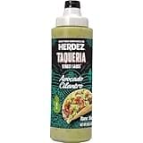 HERDEZ TAQUERIA STREET SAUCE Avocado Cilantro Taco Sauce, 9 oz Bottle, 8 Pack
