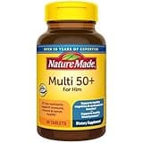 Nature Made Multivitamin For Him 50+, Mens Multivitamins for Daily Nutritional Support, Multivitamin for Men, 90 Tablets, 90 Day Supply