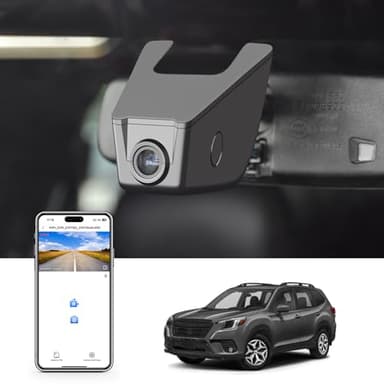 Mangoal 4K Dash Cam Custom fit for Subaru Forester 2016-2024 (Model A), Base Limited Premium Sport Touring Wilderness etc, Integrated OEM Look, UHD 2160P Video, App & WiFi, 64GB Card