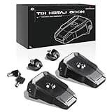 Seven Sparta Hood Latches with Lock Aluminum Locking Hood Catch Compatible with Jeep Wrangler JK/JKU 2007-2017, JL/JLU 2018-2024 & Jeep Gladiator 2020-2024, with Keys,1 Pair