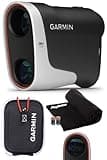 Garmin Approach Z30 Laser Golf Rangefinder (with Slope) Bundle - 400 Yard Optical Pinpoint Accuracy, PlaysLike Distance, 6X Mag - Includes Carry Case, PlayBetter Microfiber Towel & Extra CR2 Battery