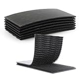 3M Dual Lock SJ3550 2"x 4" 6PCS Black Reclosable Fastener Heavy Duty Interlocking Tape Mushroom Shaped Sticky Hook Lock Mounting Tape for EZ Pass Holder Indoor Outdoor Use