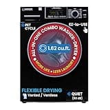 Equator All-in-One Washer Dryer VENTLESS/VENTED PET cycle 1.62cf/15lbs 110V