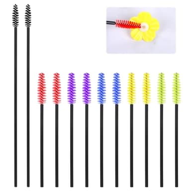 12 Pcs Hummingbird Feeder Cleaning Brush, Mini Nylon Tube Brush Set Hummingbird Feeder Parts Small Colorful Cleaner Brush for Bottles Tubes Jars Bird Feeder