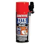 Loctite Tite Foam Big Gaps Spray Foam Sealant, Polyurethane Expanding Foam Insulation - 12 fl oz Can, Pack of 1