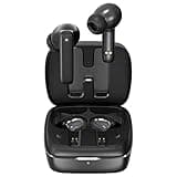 MANKIW Hybrid Active Noise Cancelling Wireless Earbuds, Bluetooth 5.3 ANC HiFi Stereo Touch Earbuds for iPhone/Android - Black