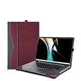 Case Cover for 16 inch HP Spectre x360 2-in-1 Laptop 16-aa 16t-aa Sleeve,Separable PU Leather Notebook PC Protective Bag Accessories (Burgundy)