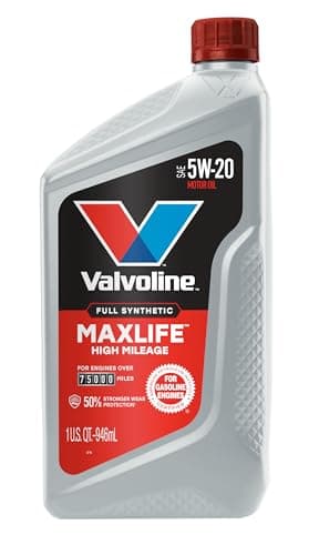 Valvoline MaxLife High Mileage Full Synthetic 5W-20 Motor Oil 1 Quart