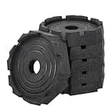 Lqito Xtra RV Leveling Pads - Permanent Jack Stabilizers for RVs - 9" Round Leveling Jack Pads for LCI Leveling System - Heavy Duty Replacement for Blocks 6-Pack