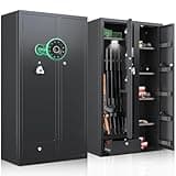KAER 15-18 Gun Safe Gun Cabinet Large Gun Safes for Rifles and Pistols Rifle Safe for Home High Capacity Electronic Gun Cabinets for Rifles and Shotguns with Drawer,Removable Shelf (Unassembled)