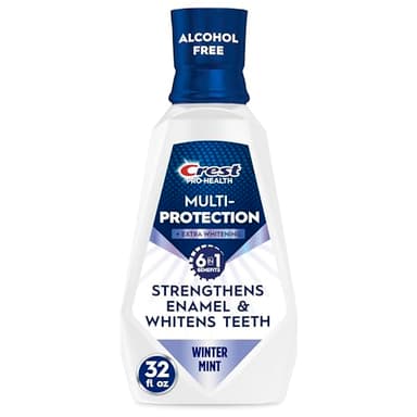 Crest Pro-Health Advanced Mouthwash, Alcohol Free, Extra Whitening, Energizing Mint Flavor, 946 mL (32 fl oz)