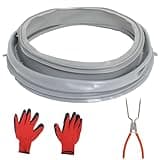 WPW10381562 WFW9050XW00 Door Boot Seal Compatible with Whirlpool Amana Lnglis Maytag Washer, Front Load Washer Door Gasket Seal Fit WFW9150WW00 WFW9150WW01 WFW9250WW01 W10381562 W10300559 W10290499