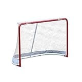 EZGoal Hockey Folding Pro Goal, 2-Inch, Red/White – On Goal Net,67708