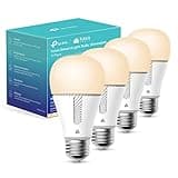 Kasa Smart Light Bulbs that works with Alexa and Google Home, Dimmable Smart LED Bulb, A19, 9W, 800Lumens, Soft White(2700K), CRI≥90, WiFi 2.4Ghz only, No Hub Required, 4 Count (Pack of 1)(KL110P4)