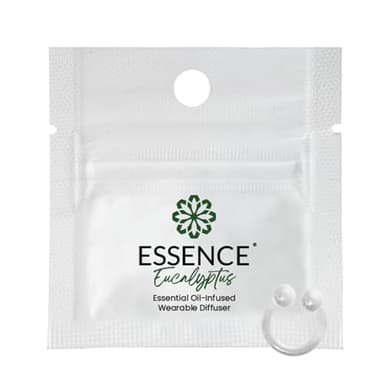 HONÉ Essence Wearable Aromatherapy Nasal Diffuser – Eucalyptus Essential Oil Nose Ring Silicone Inhaler for Stress & Mood Support - Made in USA & Travel-Friendly