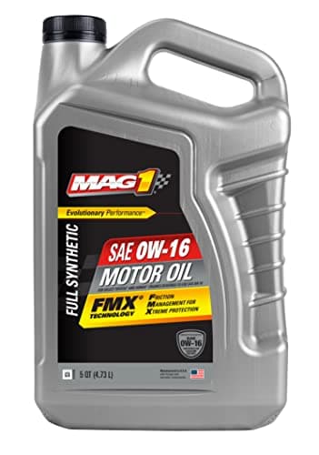Mag 1 69364 Full Synthetic SAE 0W-16 Motor Oil - 5 Quart