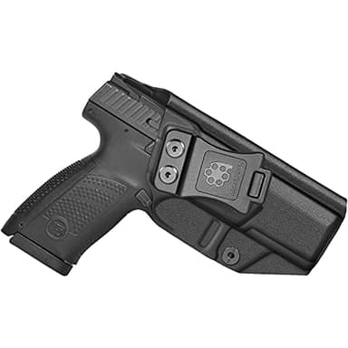 Amberide IWB Kydex Holster for CZ P-10 C, Concealed Carry, MOS and Non-MOS Options Available, Adjustable Cant, Posi-Click Retention, Made in USA